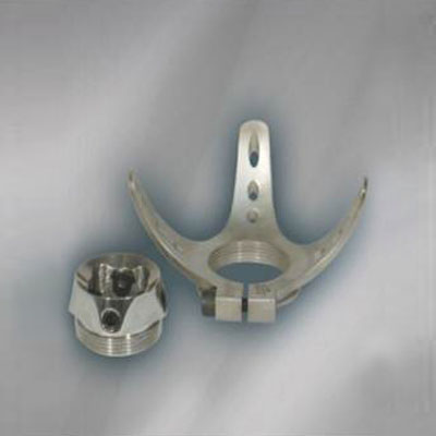 3-arm socket, with pyramid receiver